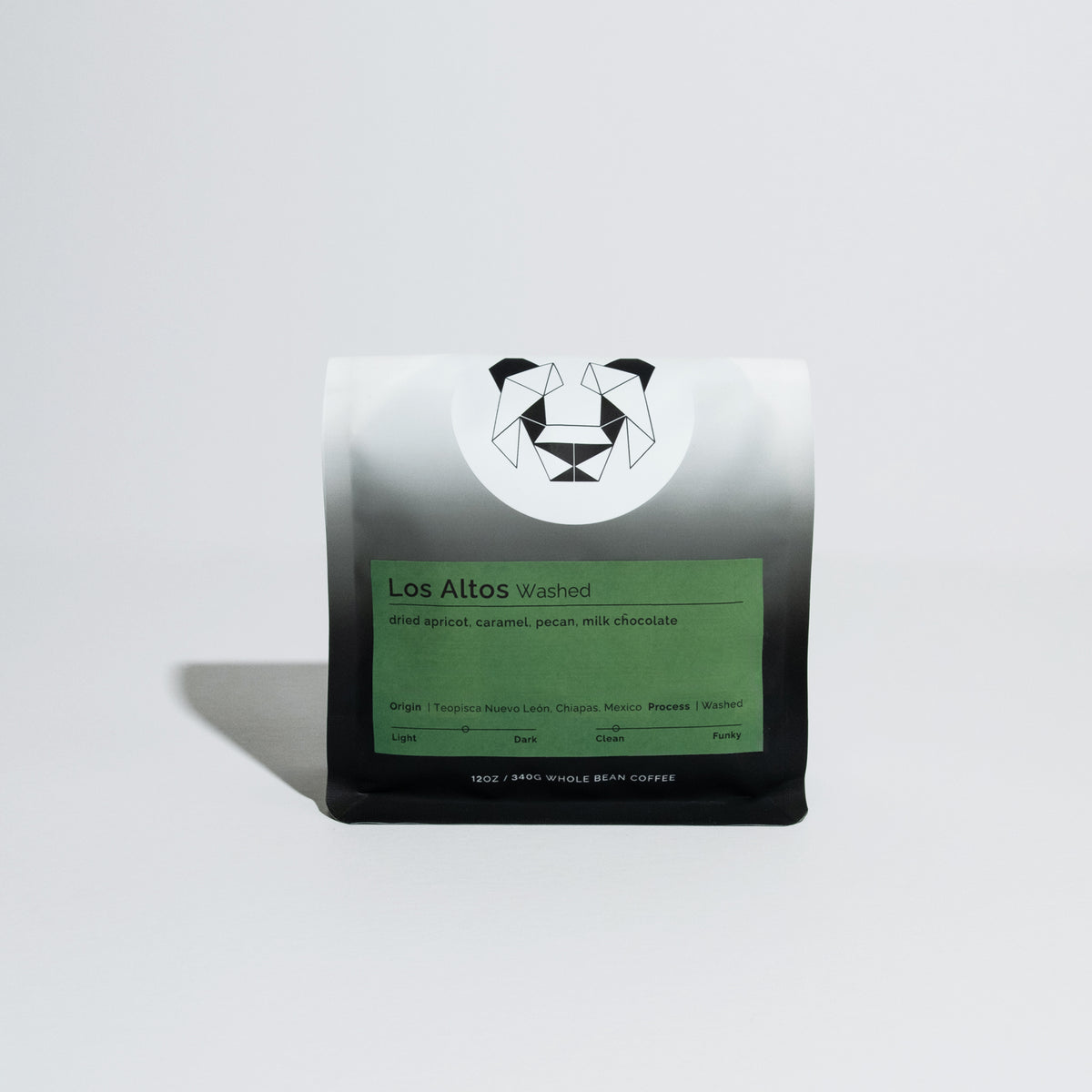 Bag of Los Altos - Washed coffee in front of a white background