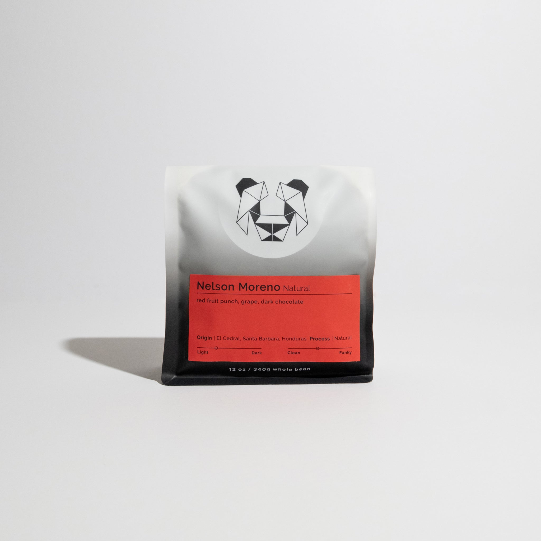 Nelson Moreno - Natural coffee, featuring red, round fruit flavors and a wine-like character, originates from El Cedral, Santa Barbara, Honduras, grown by Nelson Moreno.