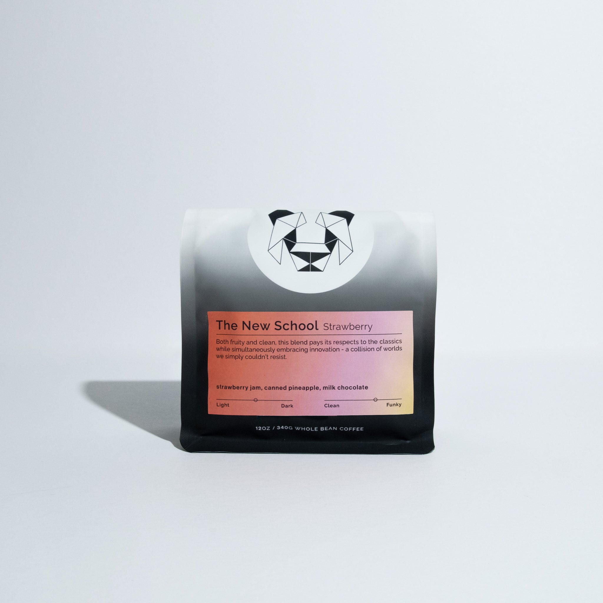 Bag of The New School - Strawberry coffee in front of a white background